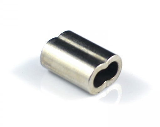 FERRULES HAND NICKLE PLATED COPPER 2.5MM - 3/32 WIRE 